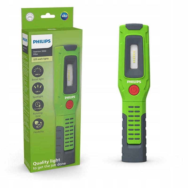 Lanterna mao recarregavel led xperion pillar 3000 - philips